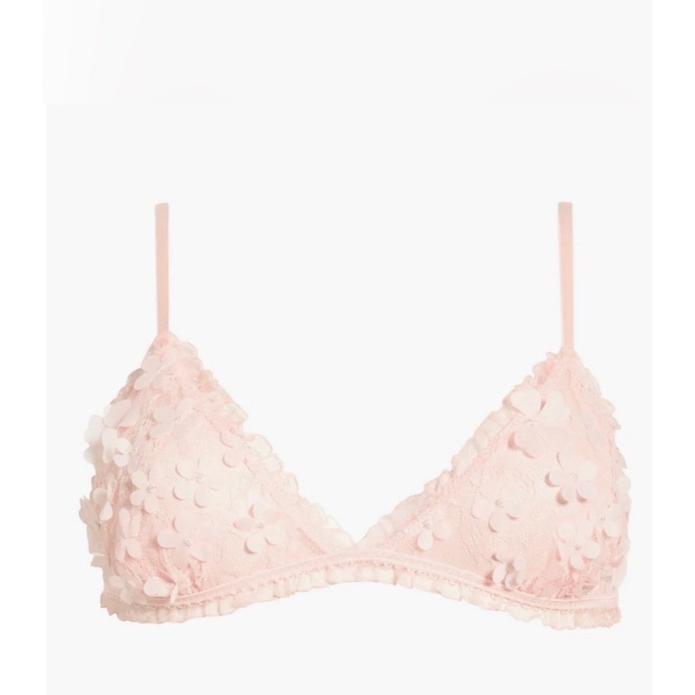 Intimately Free People Save The Date Bralette Flamingo Flamenco, Small, MSRP $38